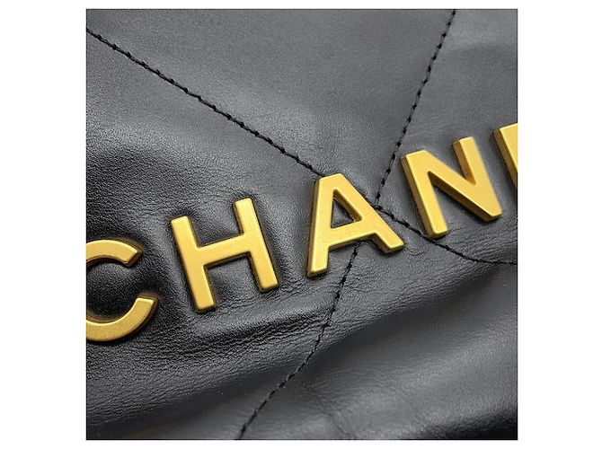 Borsa Chanel 22 Mini Coco Mark Nero - vista 7