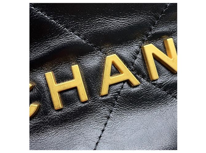 Borsa Chanel 22 Mini Coco Mark Nero - vista 11