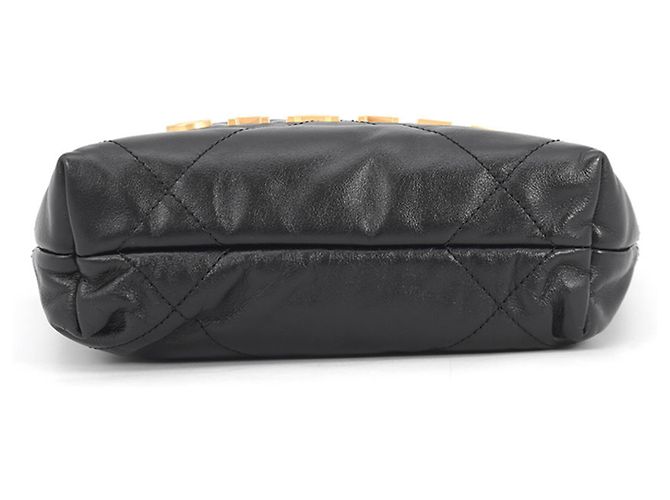 Borsa Chanel 22 Mini Coco Mark Nero - vista 3