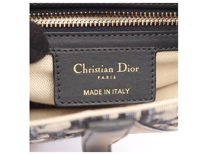 Christian Dior Dior Saddle Bag Beige Blu navy - vista 4