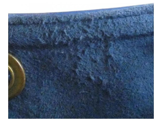 Borsa a Spalla Louis Vuitton Epi Noe M44005 Blu - vista 10