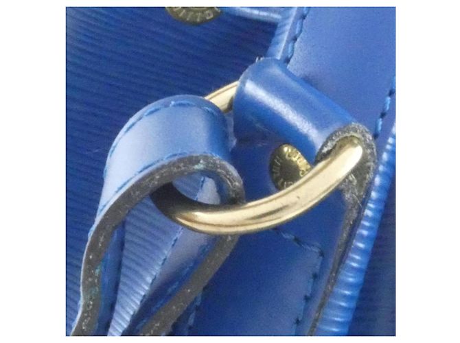 Borsa a Spalla Louis Vuitton Epi Noe M44005 Blu - vista 6