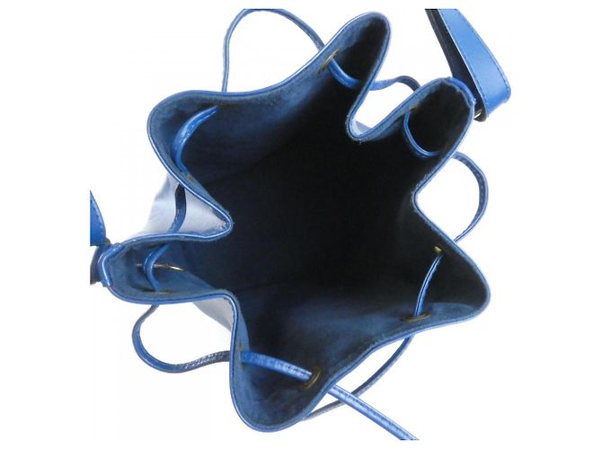 Borsa a Spalla Louis Vuitton Epi Noe M44005 Blu - vista 9