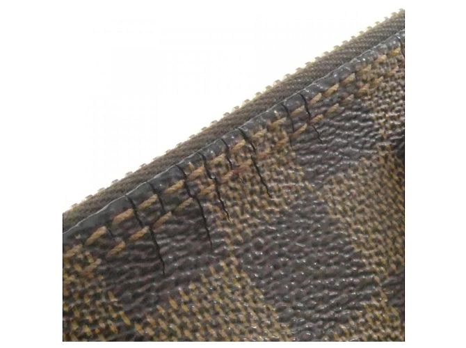 Borsa Louis Vuitton Damier Alma PM Marrone - vista 3