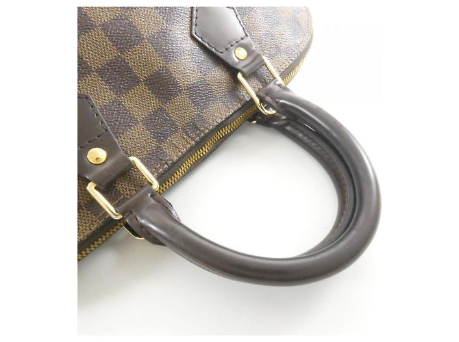 Borsa Louis Vuitton Damier Alma PM Marrone - vista 5
