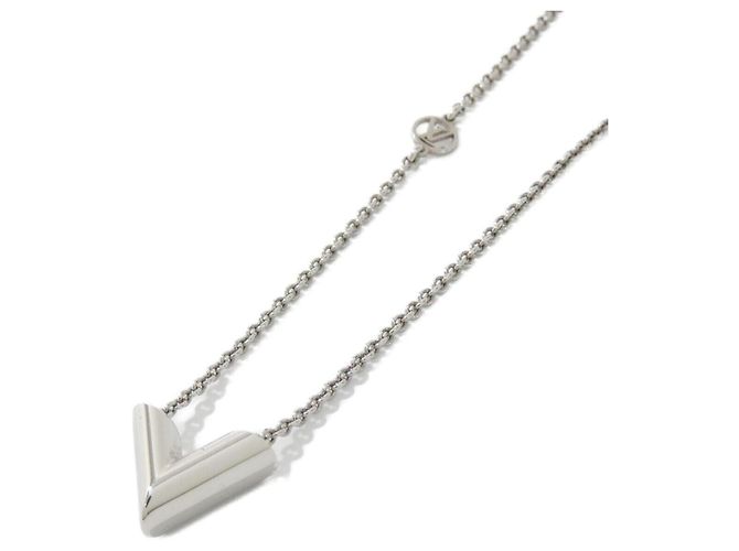 Collana Essential V Louis Vuitton M63197 Argento - vista 3