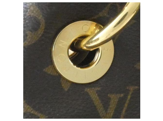 Borsa a Spalla Louis Vuitton Monogram Artsy MM Marrone - vista 4