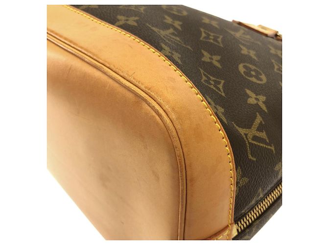 Borsa Louis Vuitton Monogram Alma PM Marrone - vista 2