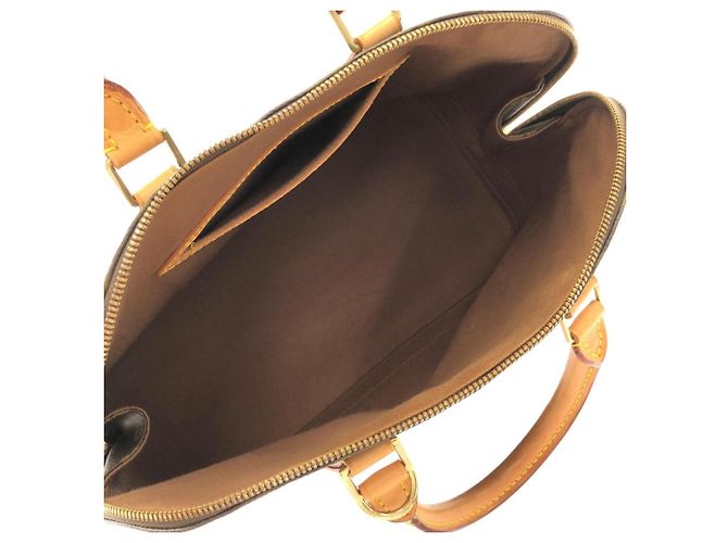 Borsa Louis Vuitton Monogram Alma PM Marrone - vista 7