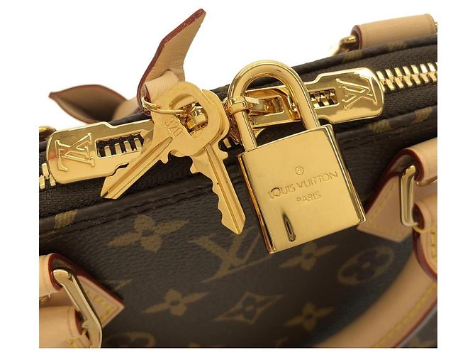 Borsa Louis Vuitton Monogram Alma BB Marrone - vista 4