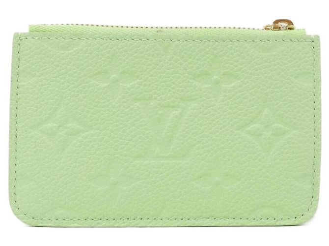 Portacarte Monogram Empreinte Louis Vuitton Verde - vista 2
