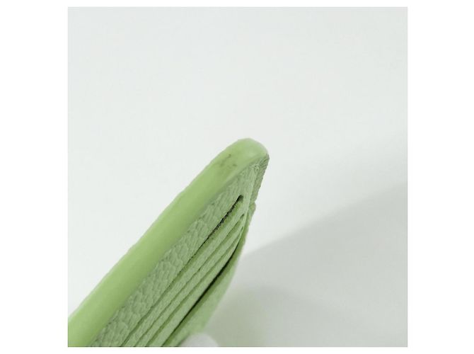 Portacarte Monogram Empreinte Louis Vuitton Verde - vista 4