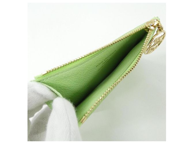 Portacarte Monogram Empreinte Louis Vuitton Verde - vista 5