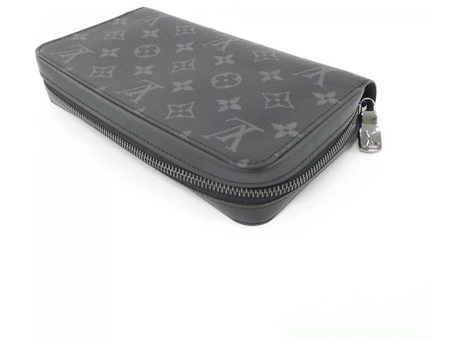 Louis Vuitton Monogram Eclipse Zippy XL Wallet Black - view 2