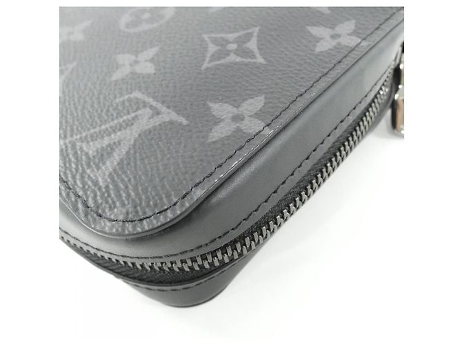 Louis Vuitton Monogram Eclipse Zippy XL Wallet Black - view 3