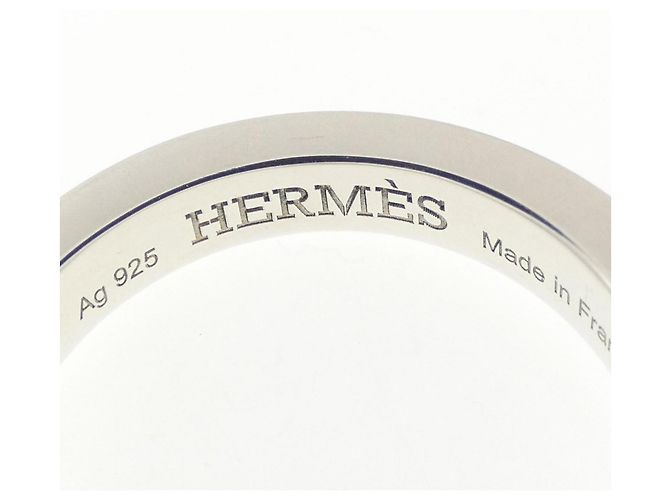 Ring Anillo Hermès Clou de Forge Plata - vista 4