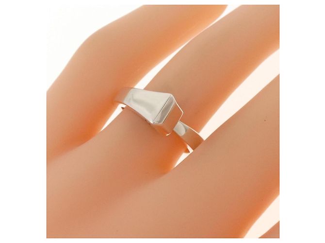 Ring Anillo Hermès Clou de Forge Plata - vista 5