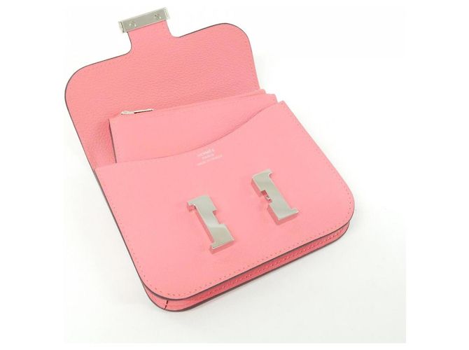Hermès Monedero Slim Constance Hermes Rosa - vista 3