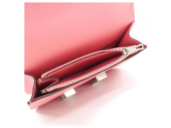 Hermès Monedero Slim Constance Hermes Rosa - vista 4