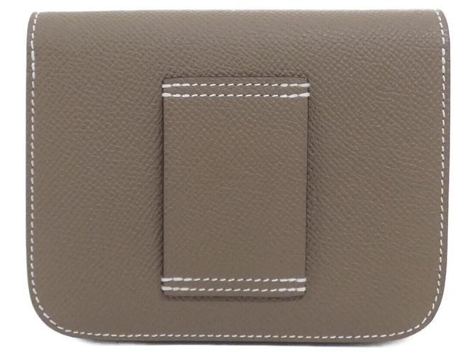 Hermès Cartera Slim Constance Hermes Gris pardo - vista 2