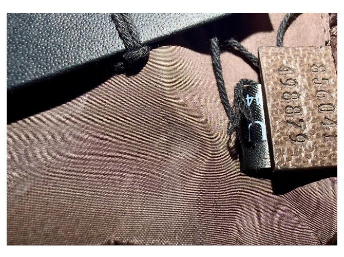 Pochette Gucci GG Supreme de lona con monograma Castaño - vista 7