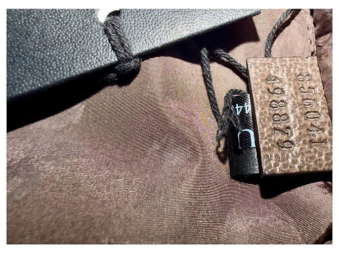 Pochette Gucci GG Supreme de lona con monograma Castaño - vista 8