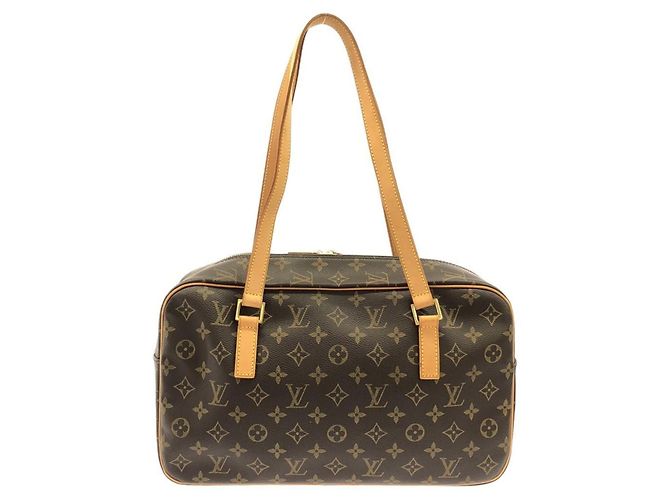 Borsa a Spalla Louis Vuitton Monogram Cite GM Marrone - vista 2