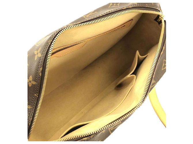 Borsa a Spalla Louis Vuitton Monogram Cite GM Marrone - vista 7