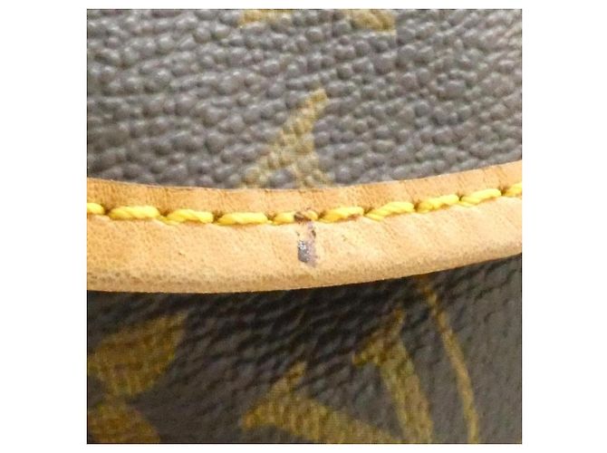 Borsa a Spalla Louis Vuitton Monogram Saumur Marrone - vista 3