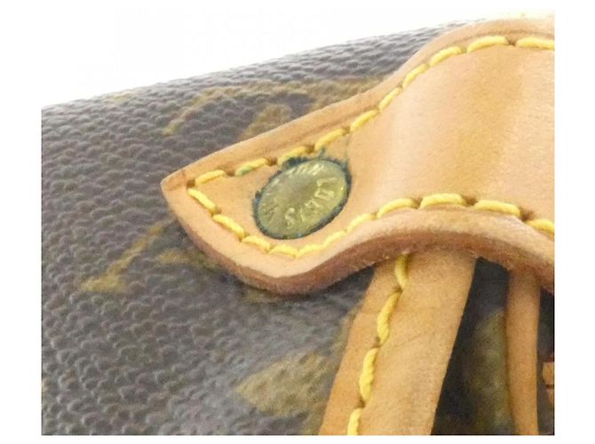 Borsa a Spalla Louis Vuitton Monogram Saumur Marrone - vista 4
