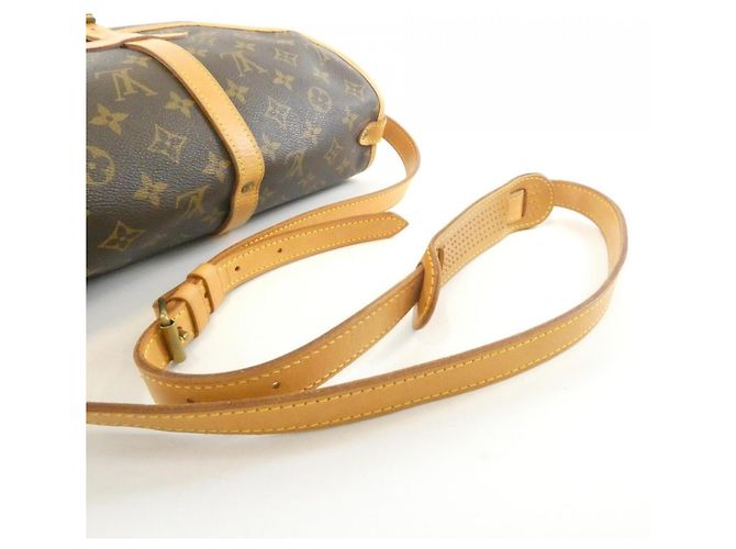 Borsa a Spalla Louis Vuitton Monogram Saumur Marrone - vista 5