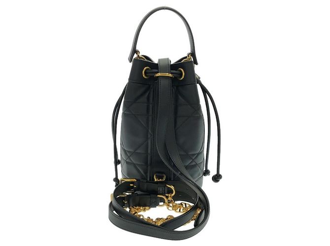 Zaino Christian Dior M3350UHOW in pelle di vitello nera - vista 2