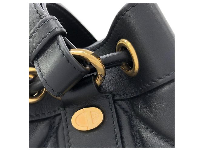 Zaino Christian Dior M3350UHOW in pelle di vitello nera - vista 4