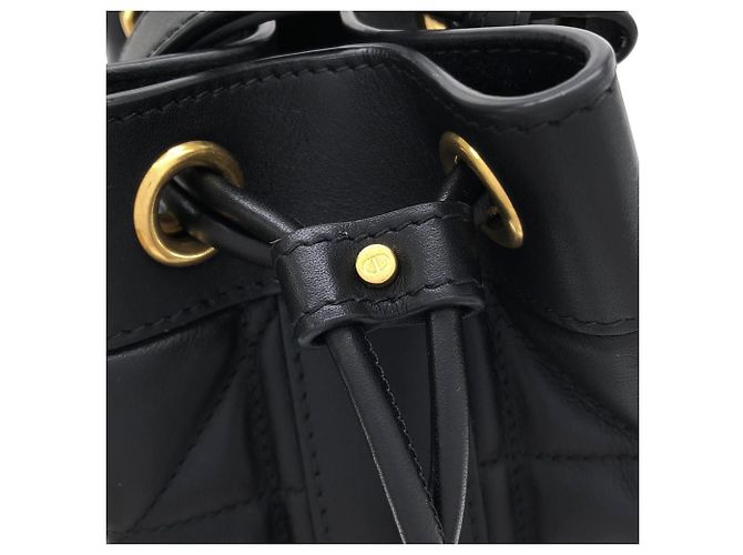 Zaino Christian Dior M3350UHOW in pelle di vitello nera - vista 6