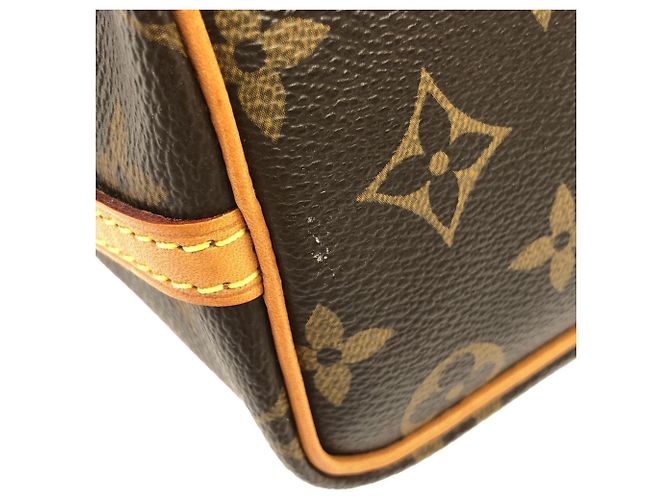 Noe Borsa a tracolla Louis Vuitton Monogram Nano Noé Marrone - vista 4