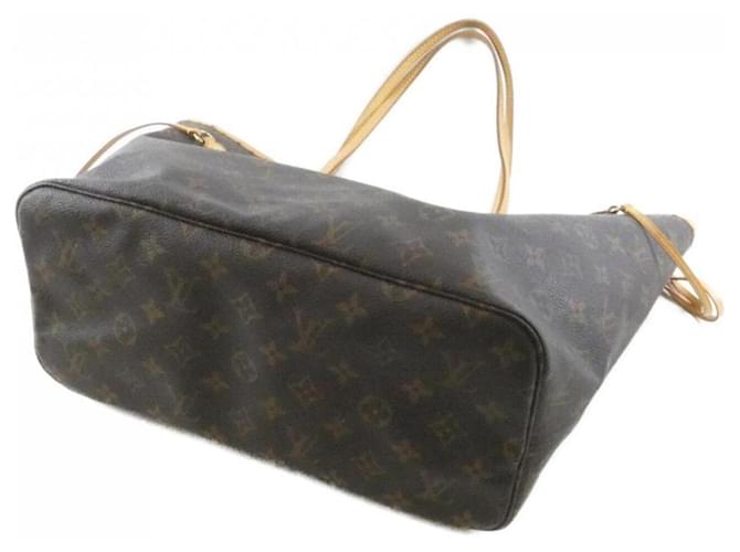 Borsa Louis Vuitton Monogram Neverfull MM Marrone - vista 2