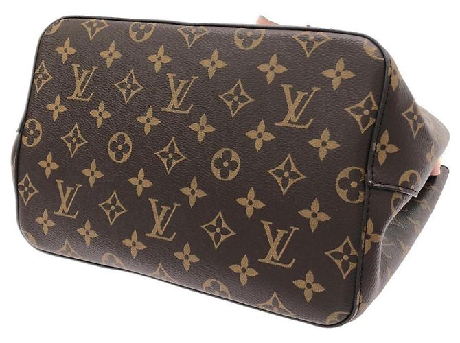 Néonoé Borsa a Spalla Louis Vuitton Monogram Neo Noe MM Marrone Rosa - vista 3