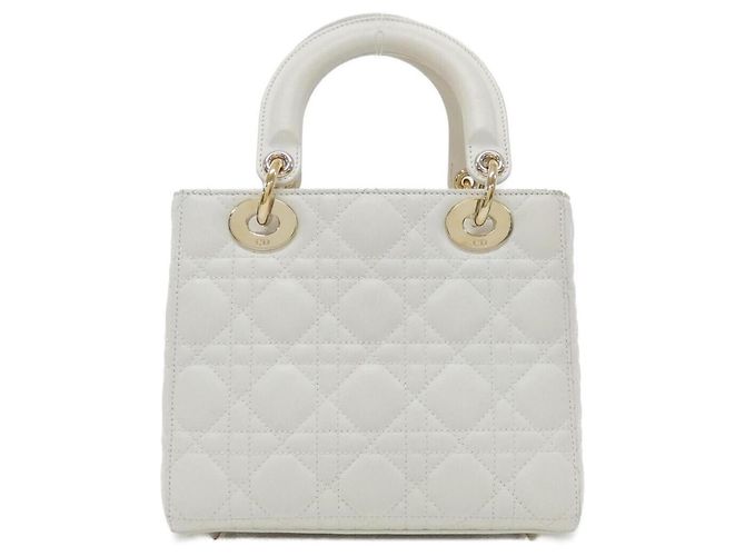 Christian Dior MY ABCDIOR Lady Borsa a mano piccola Bianco - vista 2