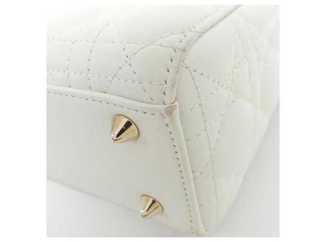 Christian Dior MY ABCDIOR Lady Borsa a mano piccola Bianco - vista 3