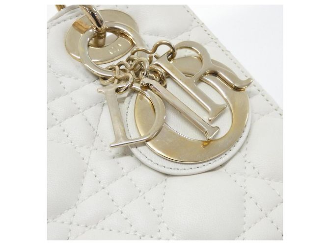 Christian Dior MY ABCDIOR Lady Borsa a mano piccola Bianco - vista 6