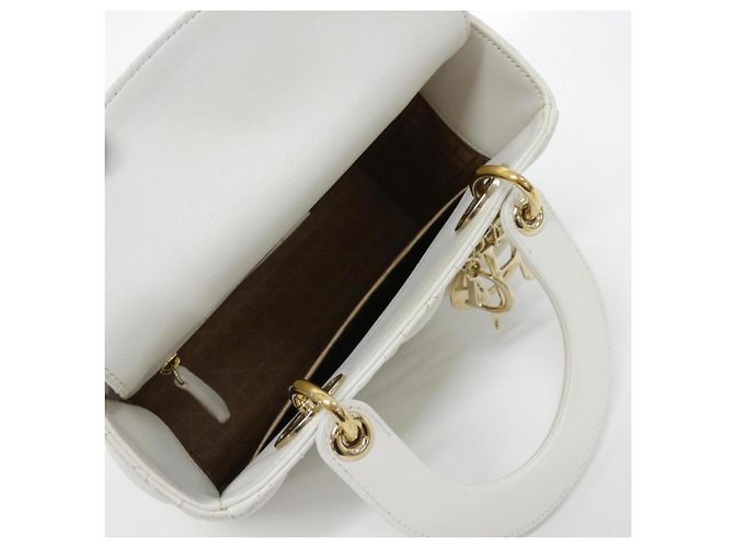 Christian Dior MY ABCDIOR Lady Borsa a mano piccola Bianco - vista 9