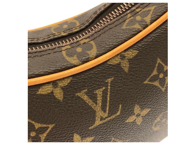 Borsa a tracolla Louis Vuitton Monogram Pochette Croissant Marrone - vista 5