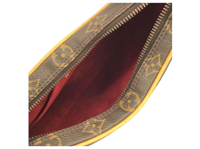 Borsa a tracolla Louis Vuitton Monogram Pochette Croissant Marrone - vista 7