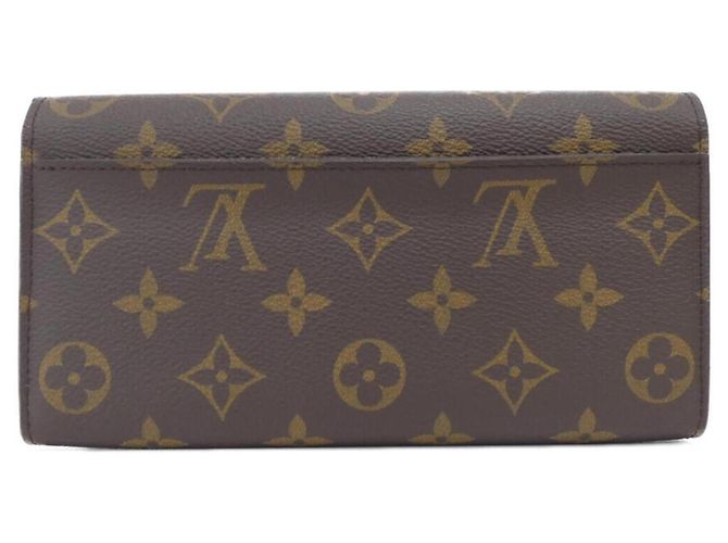 Cartera Sarah Monogram Louis Vuitton Castaño Fucsia - vista 2