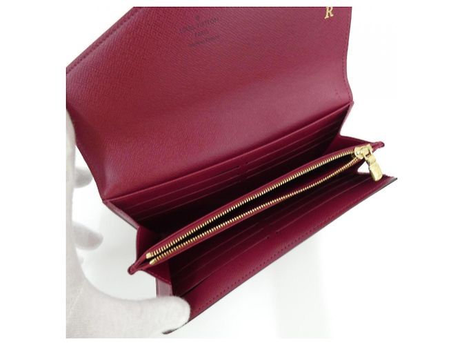 Cartera Sarah Monogram Louis Vuitton Castaño Fucsia - vista 6