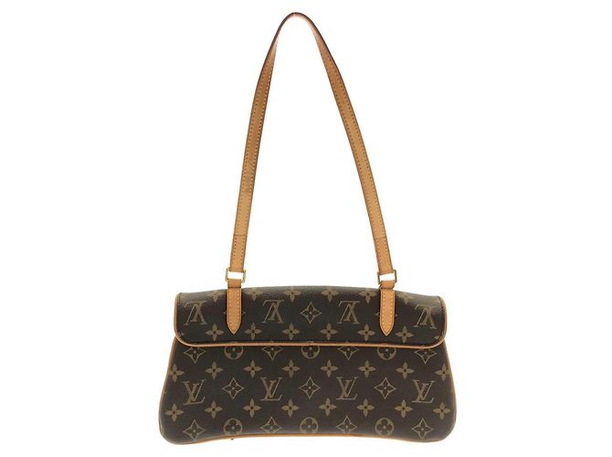 Borsa a Spalla Louis Vuitton Monogram Marelle Marrone - vista 2