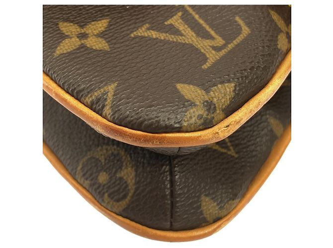 Borsa a Spalla Louis Vuitton Monogram Marelle Marrone - vista 4