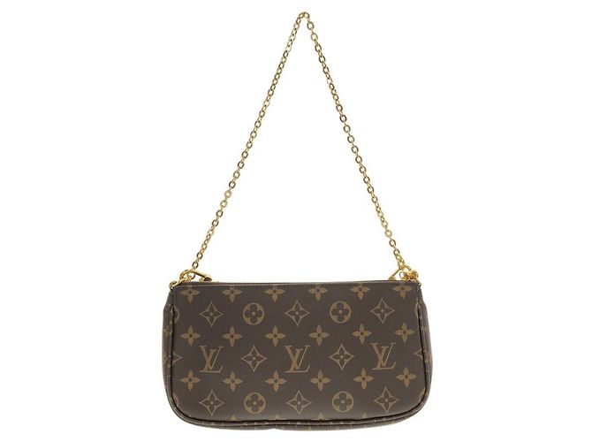 Louis Vuitton Monogram Multi Pochette Accessoires Braun Pink - Ansicht 2