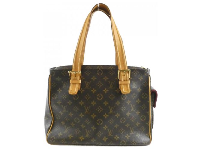 Borsa Louis Vuitton Monogram Multipli Cité Marrone - vista 2