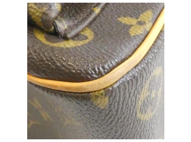 Borsa Louis Vuitton Monogram Multipli Cité Marrone - vista 4